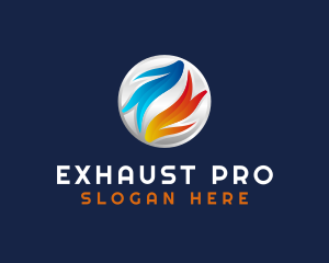 Exhaust - Thermal Air Exhaust logo design