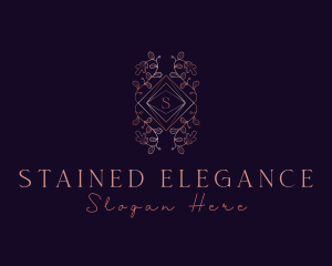 Elegant Leaves Ornament logo design