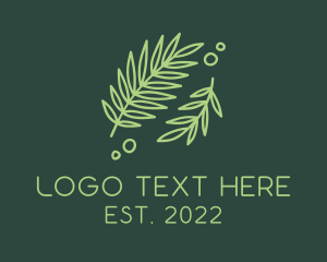 Farming - Organic Leaf Garden logo design