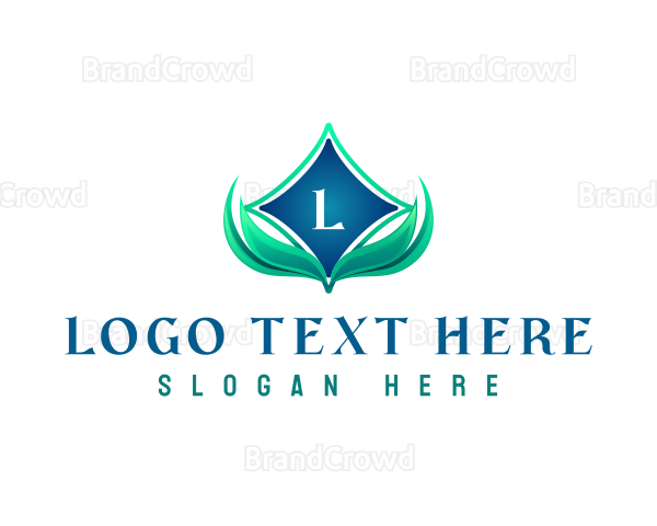 Grass Lawn Landscaping Logo