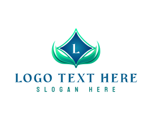 Vegetation - Grass Lawn Landscaping logo design