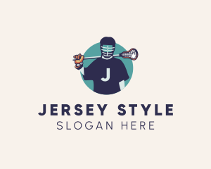 Jersey - Lacrosse Player Jersey Sports logo design