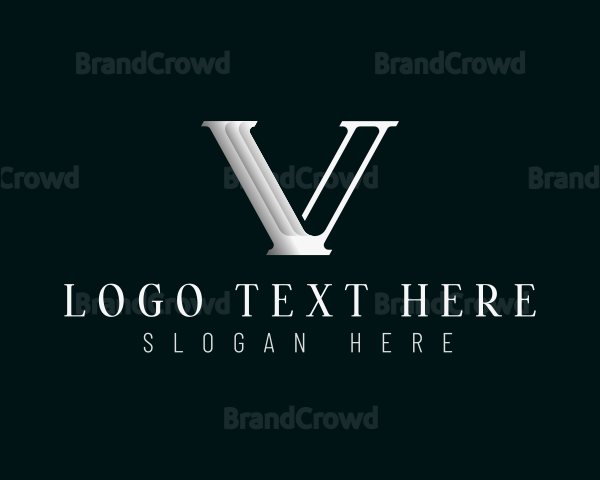 Professional Firm Letter V Logo