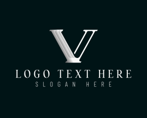 Letter V - Professional Firm Letter V logo design