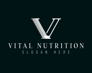 Professional Firm Letter V logo design