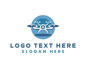 Shutter - Drone Lens Security logo design