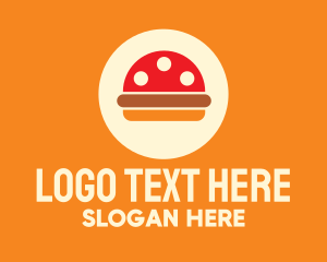 Snack - Mushroom Burger Restaurant logo design