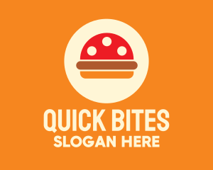 Fastfood - Mushroom Burger Restaurant logo design