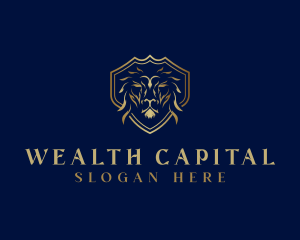 Luxury Royalty Lion logo design