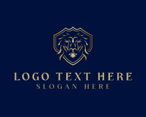 Deluxe - Luxury Royalty Lion logo design