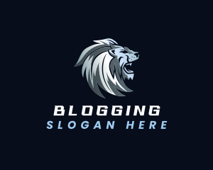 Lion Feline Hunting Logo