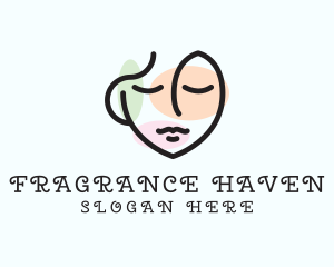 Facial Beauty Woman  logo design