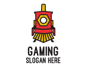 Toy - Red Locomotive Train logo design