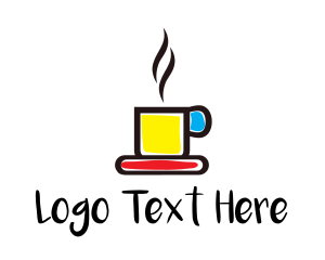 Restaurant - Colorful Coffee Mug logo design