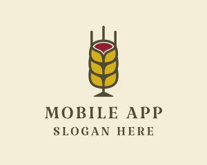 Lounge - Wine Wheat Pub logo design