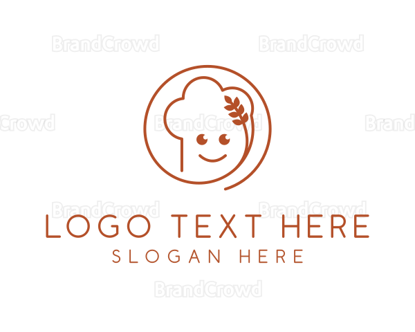 Loaf Bread Wheat Logo