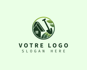 House Shovel Landscaping Logo