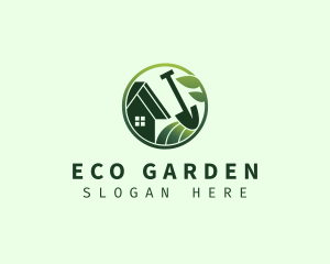 House Shovel Landscaping logo design