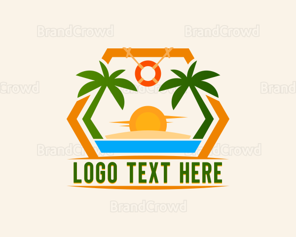 Summer Island Beach Logo