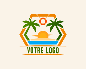 Summer Island Beach Logo