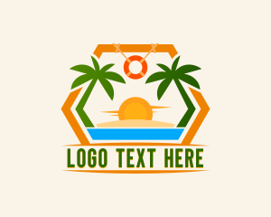 Summer Island Beach Logo