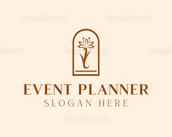 Botanical Flower Plant Logo