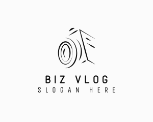 Vlog - Camera Video Vlog logo design
