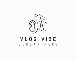 Vlogging - Camera Video Vlog logo design