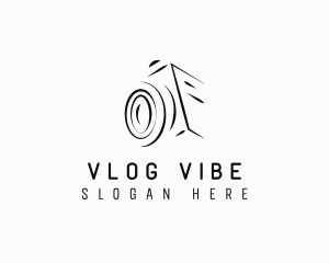 Camera Video Vlog logo design