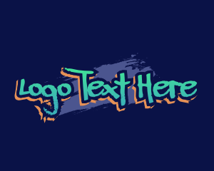 Teen - Funky Graffiti Wordmark logo design
