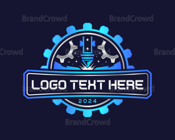 Mechanical Laser Machine Logo