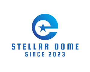 Planetarium - Generic Simple Star Letter E logo design