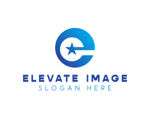 Generic Simple Star Letter E logo design