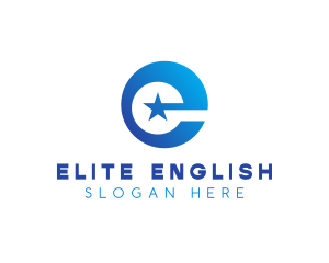 Generic Simple Star Letter E logo design