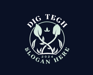 Dig - Gardening Lawn Shovel logo design
