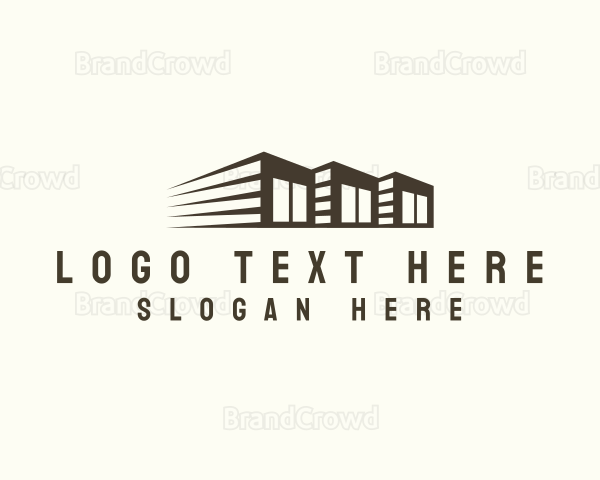 Storage Warehouse Logistics Logo