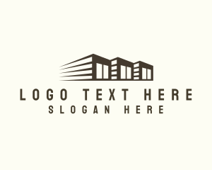 Distribution - Storage Warehouse Logistics logo design