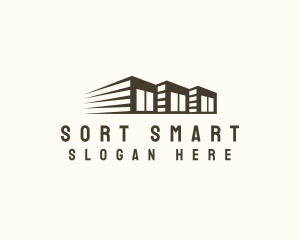 Sorting - Storage Warehouse Logistics logo design