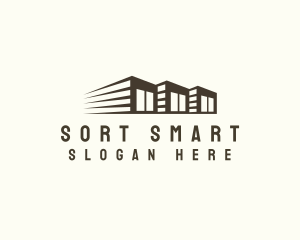 Storage Warehouse Logistics logo design