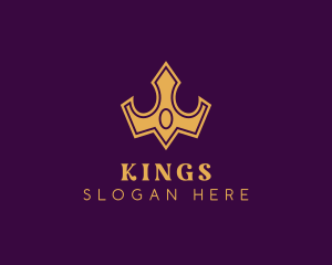 King Royalty Crown logo design