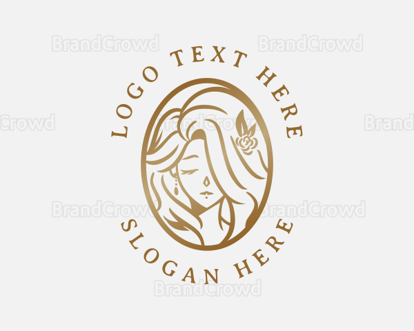 Beauty Woman Hair Salon Logo