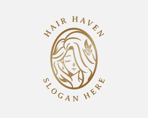 Hair - Beauty Woman Hair Salon logo design