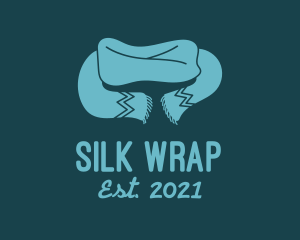 Scarf - Teal Winter Scarf logo design