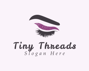 Lashes Makeup Tutorial logo design