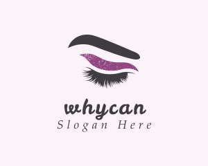 Beauty Vlogger - Lashes Makeup Tutorial logo design