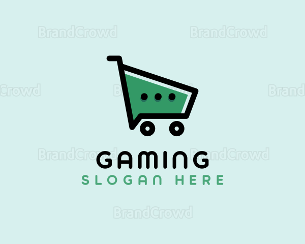 Shopping Cart Chat Logo