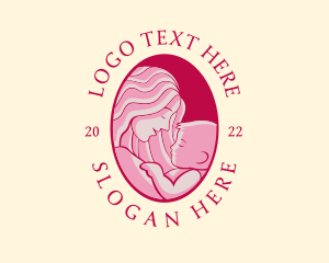 Mom - Motherhood Baby Parenting logo design