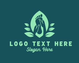 Relaxation - Natural Foot Spa logo design