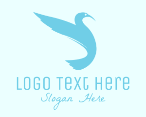 Crane - Modern Stylish Bird logo design