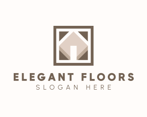 Home Tile Floor logo design